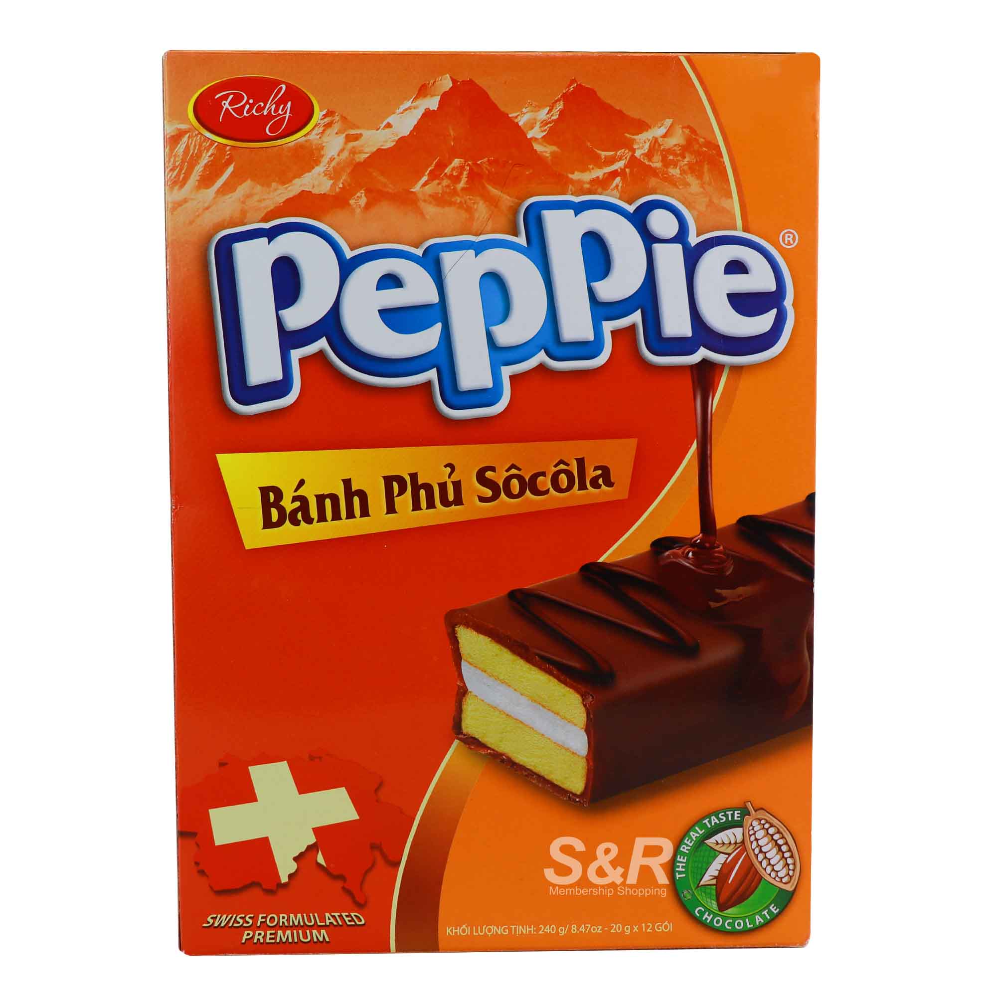 Richy PepPie Chocolate Pie 12 packs Richy PepPie Chocolate Pie 12 packs